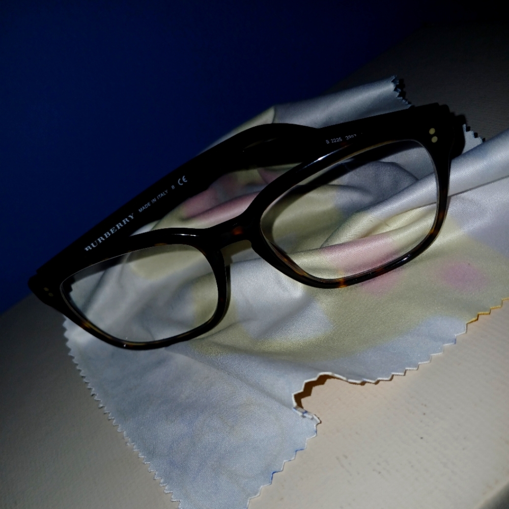 Mens Burberry Optical Frame Dark Tortoise